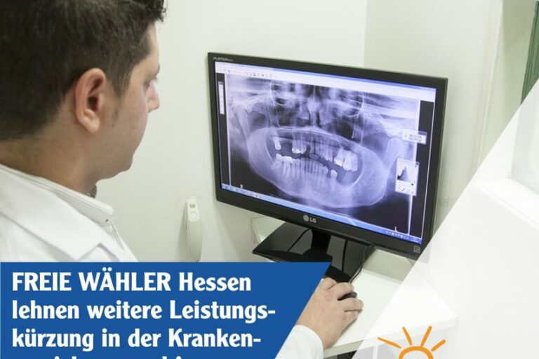 Kürzung Krankenkassenversicherung FREIE WÄHLER Hessen